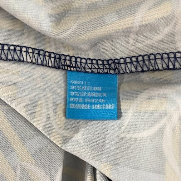 J.‎ McLaughlin Top Women's Medium Catalina Cloth Floral Plaid 3/4 Sleeve - Picture 6 of 7